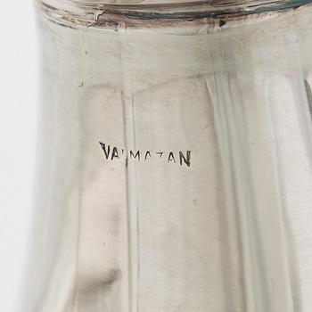 Vas, silverpläterad, Valmazan, Spanien, 1900-talets mitt.