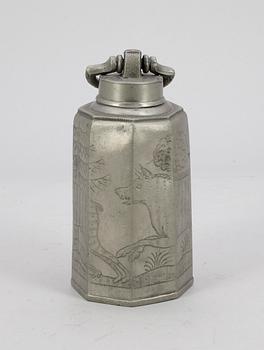 PRISMAFLASKA, tenn, 1800-tal.