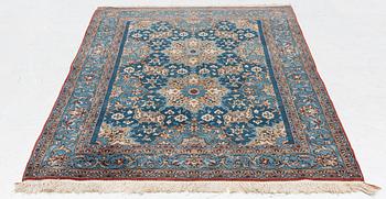 Rug, Ghom, approx. 220 x 140 cm.