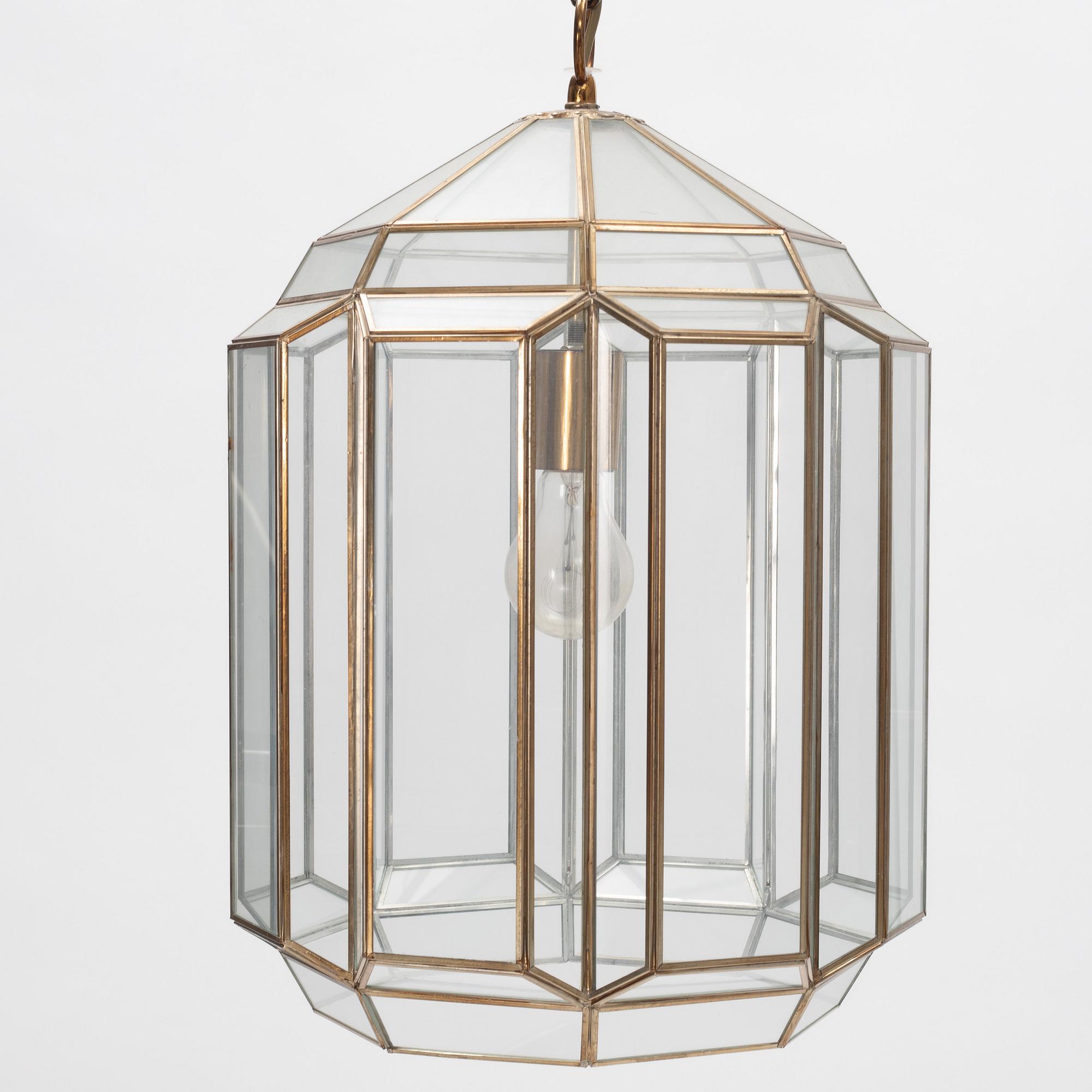 A pair of lanterns, 20th Century.