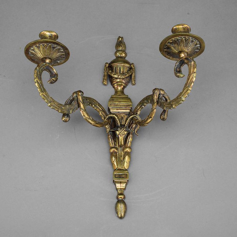 APPLIQUER, 4 st, Louis XVI-stil, 1900-tal.