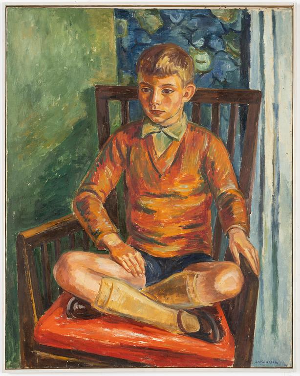 Birger Simonsson, oil on canvas, signed.