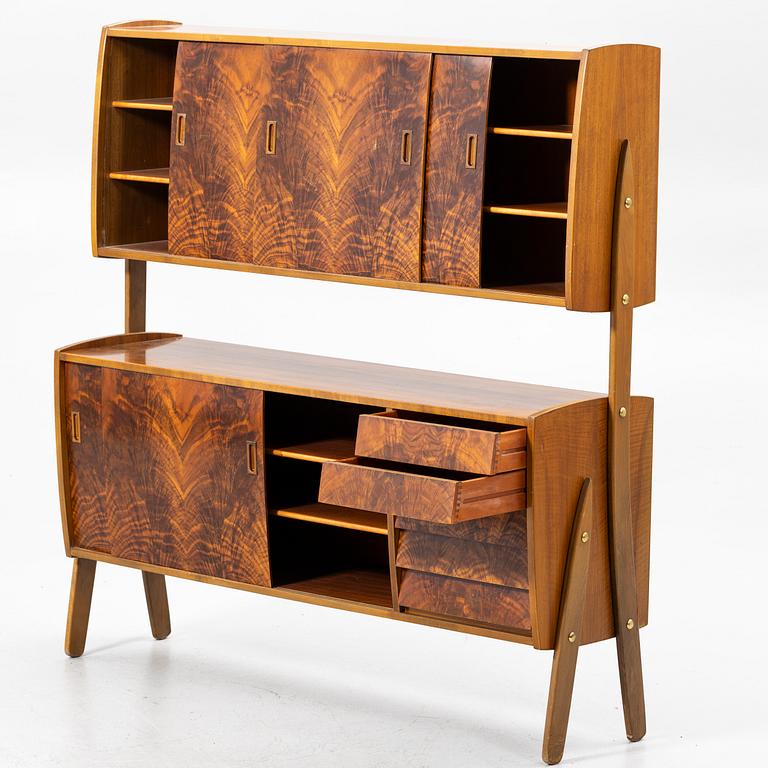 Bookcase/cabinet, 1960s.