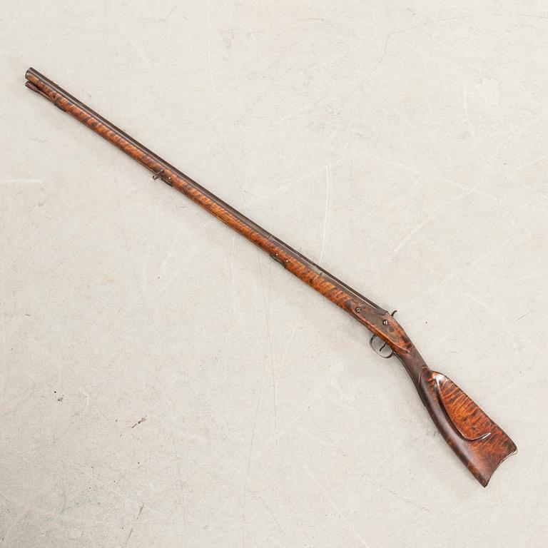 Percussion rifle, 19th century, Sweden.