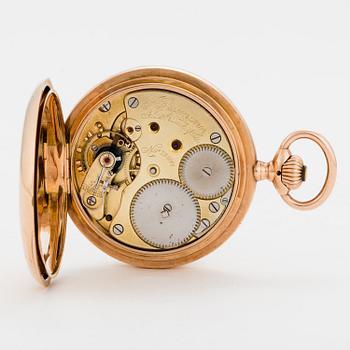 J-ASSMANN, GLASHÜTTE, I/Sachsen, pocketwatch, 52 mm, hunter.