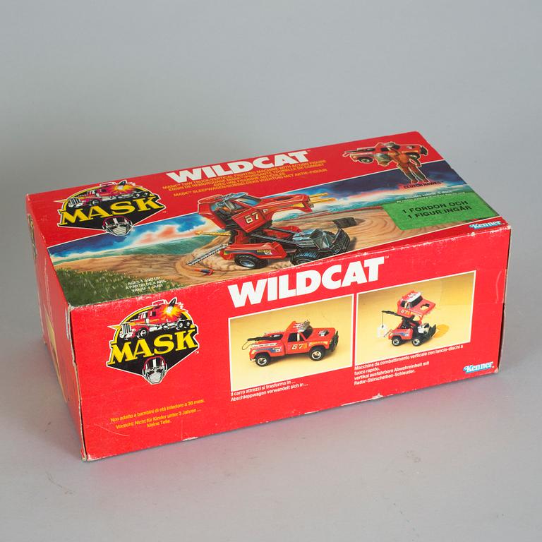 M.A.S.K, Buzzard och Wildcat i oöppnade förpackningar, Kenner, 1985.