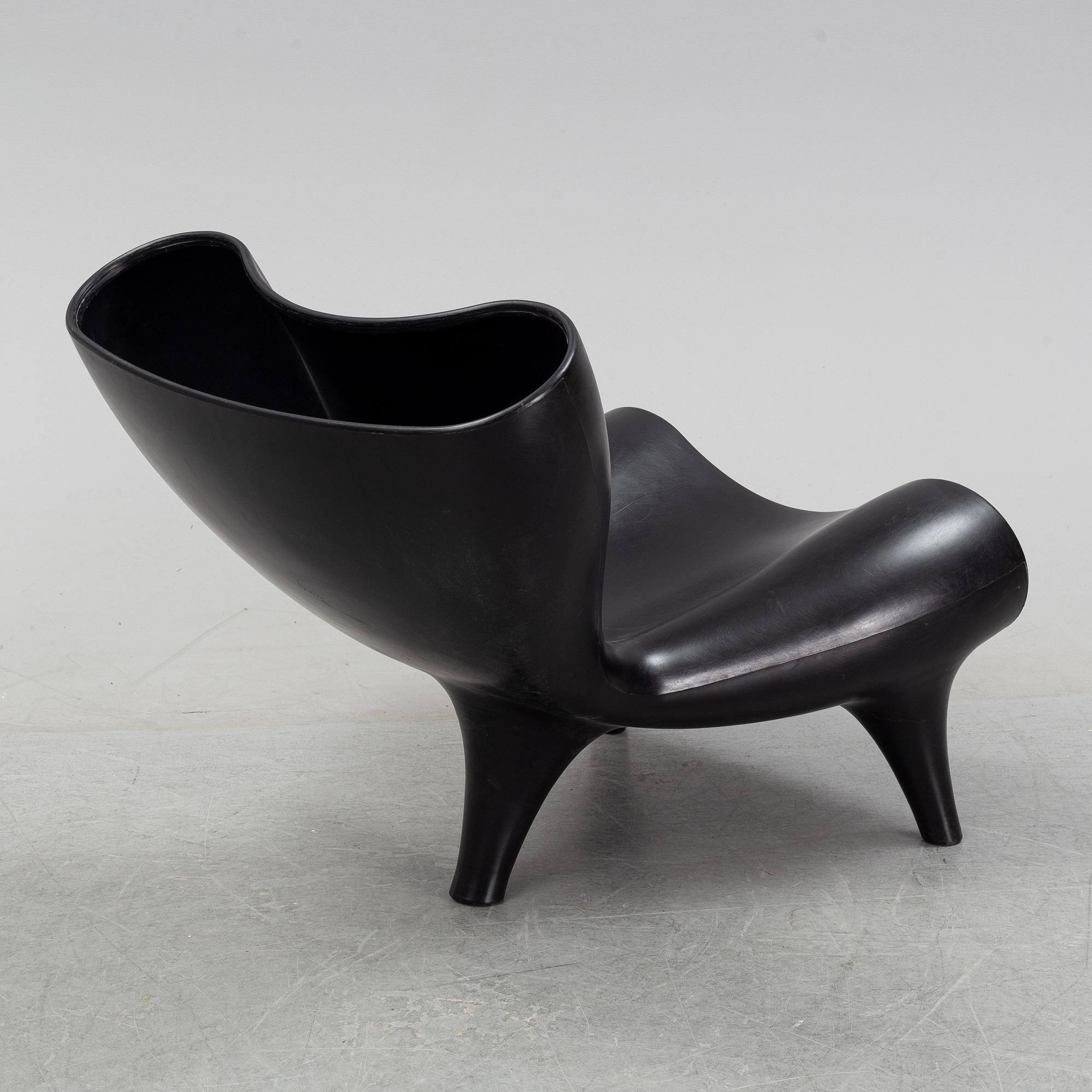 A Marc Newson, a 'Orgone' chair, designed 1993.