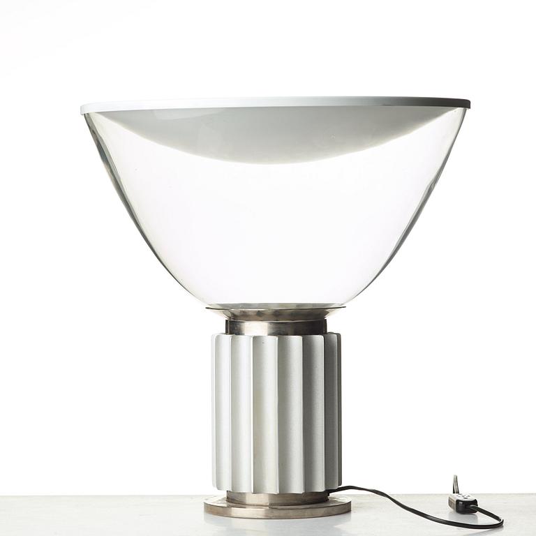 Achille Castiglioni, & Pier Giacomo, bordslampor 1 par, "Taccia", Flos, Italien 1960-70-tal.