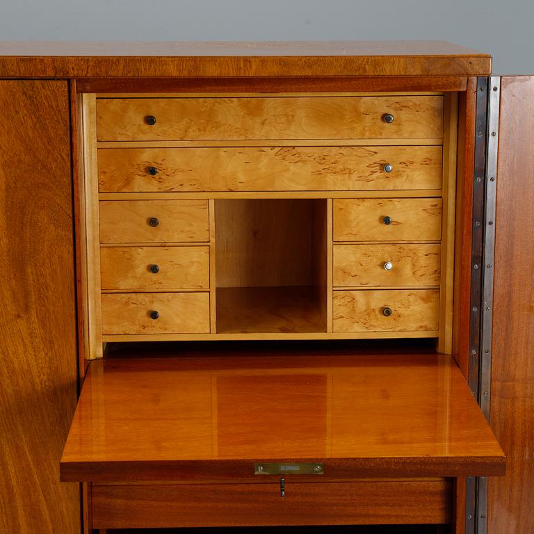 A 1940's Swedish Modern mahogany veneered cabinet.