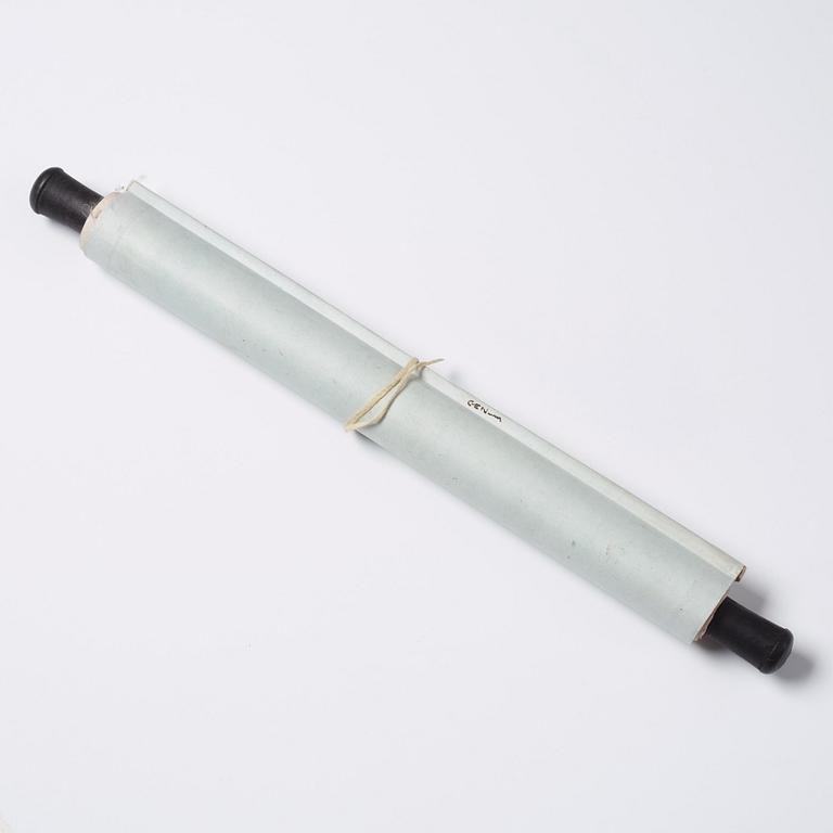 A Chinese scroll painting signed Zhao Shijie, with dedication to Na Keli, 1930's.