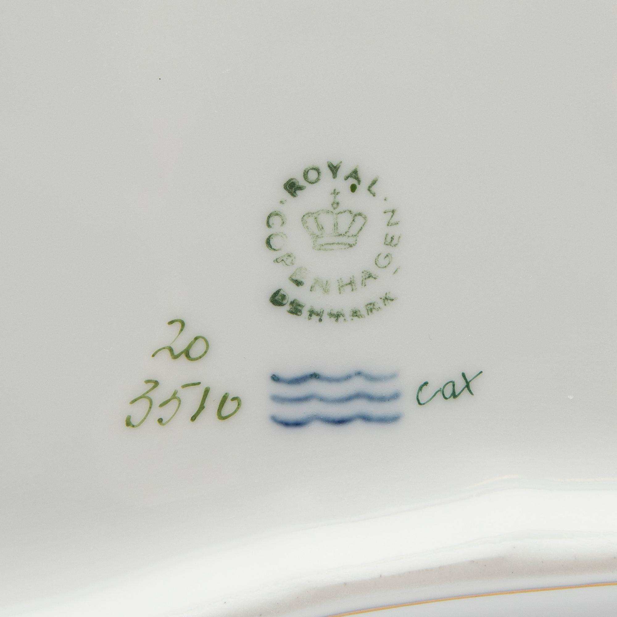 Fat Flora Danica Royal Copenhagen Denmark porcelain.