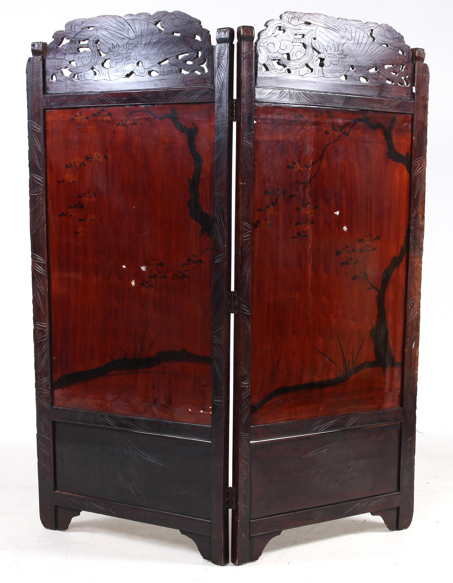 VÄGGSKÄRM, orientalisk, 1900-tal.