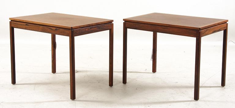 BORD, ett par, Yngvar Sandström, S-design, för Seffle, 1900-talets andra hälft.