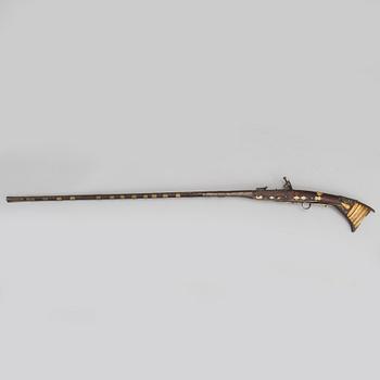 A 19th century  north african snap haunce gun.