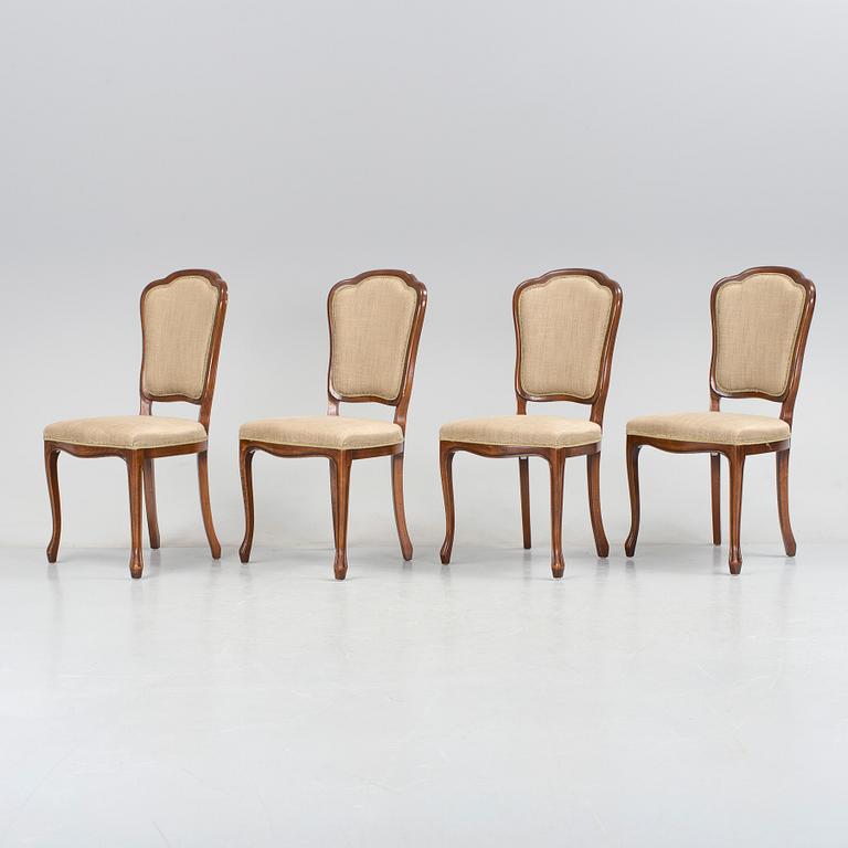 Four rococo-style chairs, Selva, Italy, late 20th century.