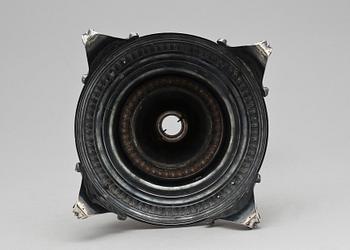 UPPSATSSKÅL, silver, nyrenässans, Stockholm 1876. Total vikt ca 1264 g.