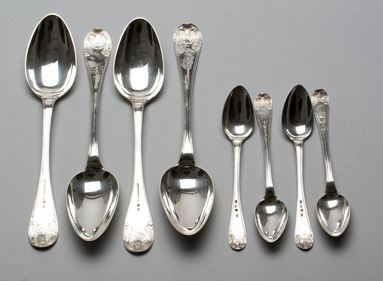 SKEDAR, silver, 12 + 11 stycken.