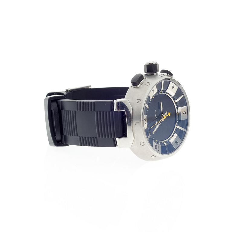 ARMBANDSUR, herr, Louis Vuitton, Tambour Quartz, stål boett. Original fodral.