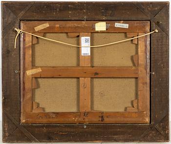 Dirck Maas, hans krets, Vinterbild med människor utanför staden.