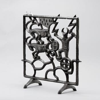 A 21th century cast iron spark protection, Olle Hermansson.