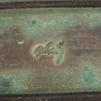 Hans Hedberg, a faience dish, Biot, France.