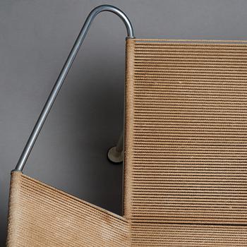 HANS J WEGNER, fåtölj, "Flag Halyard/Snørestolen" modell "GE 225" för Getama, Danmark.