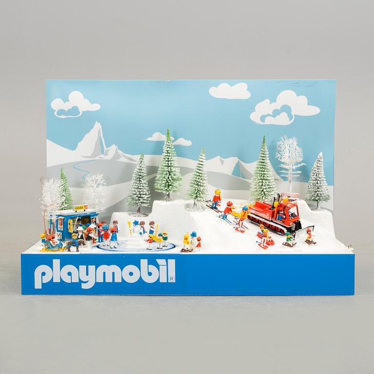 A Playmobil store display Germany 1980s.