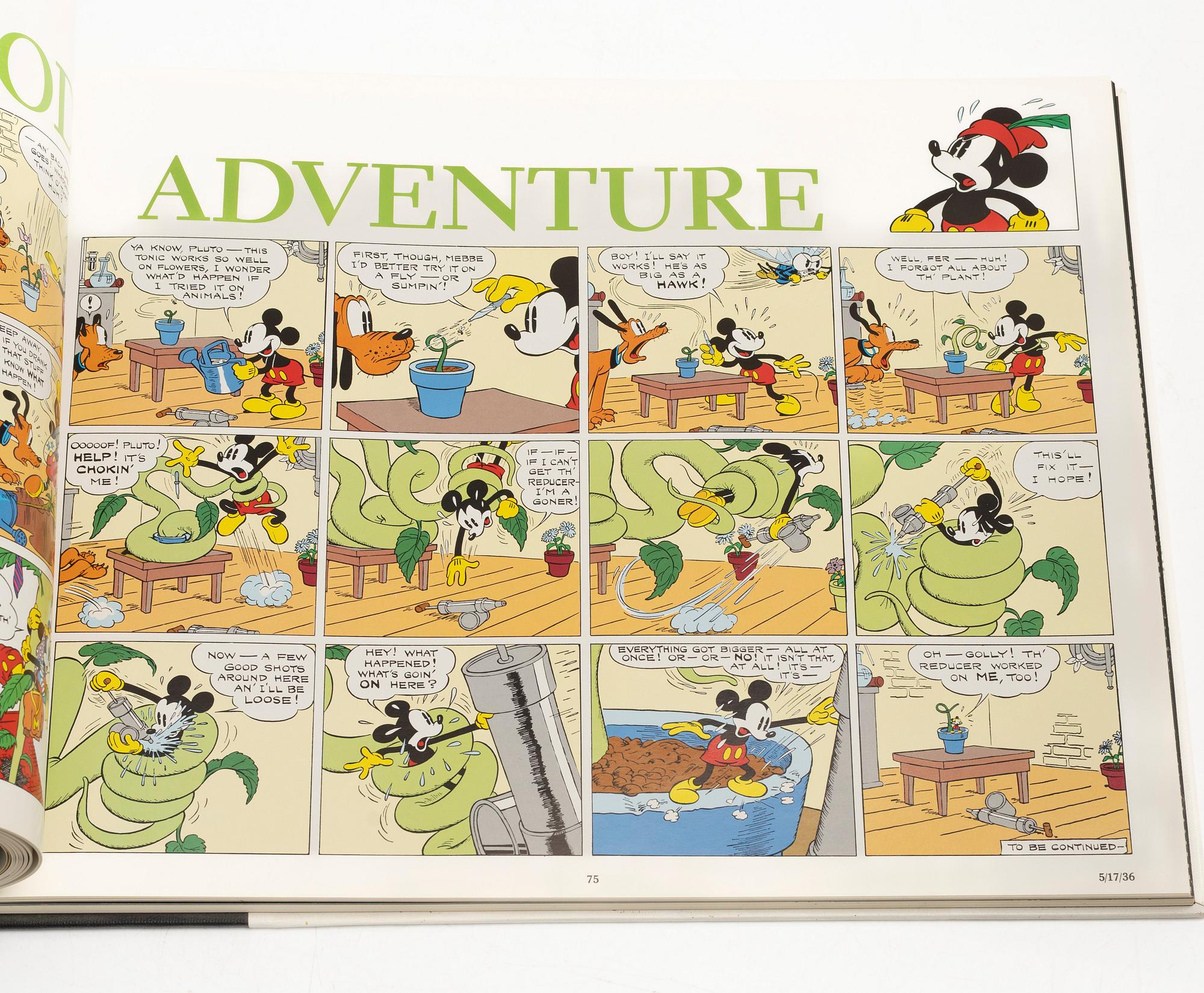 "Walt Disney Mickey Mouse in Colour" Floyd Gottfredson och Carl Barks, Another Rainbow Publishing Inc.,1988.