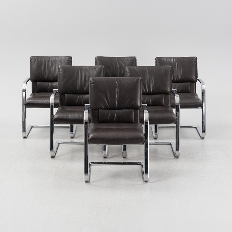 Mario Bellini, 6 armchairs, "Figura", Vitra.