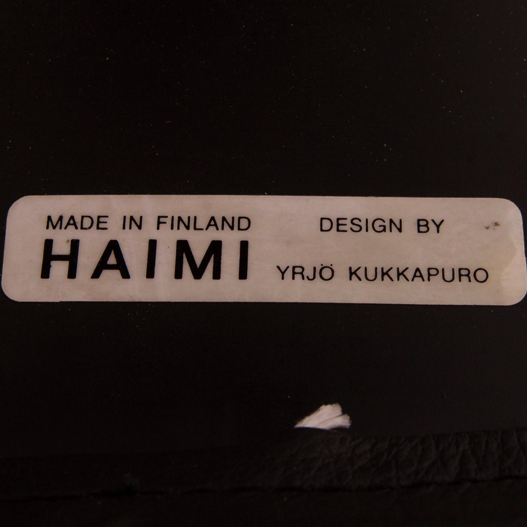 STOLAR, 4 st, 415, Yrjö Kukkapuro, Haimi. Modellen formgiven 1965.