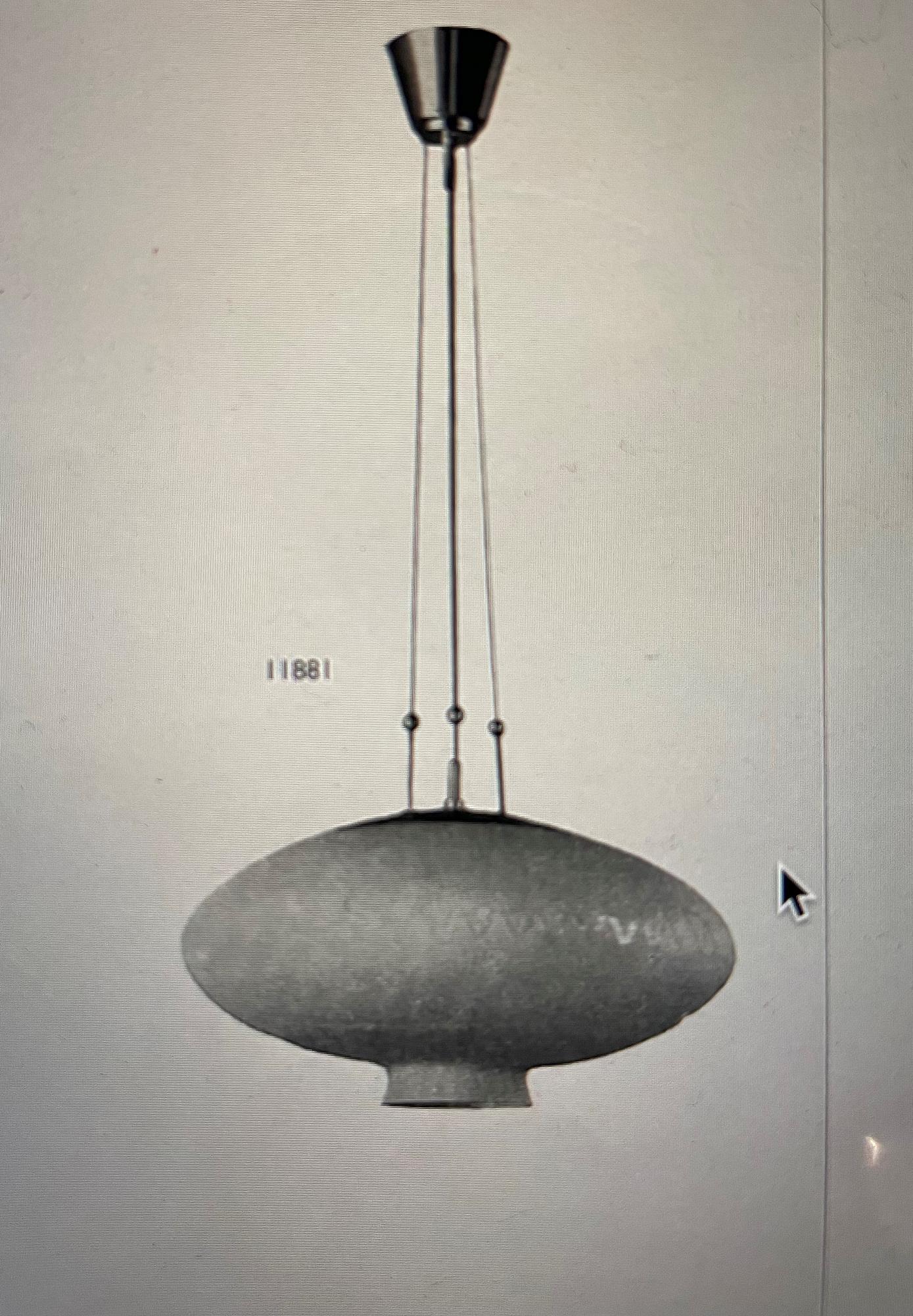 Harald Notini, a version of model "11881", Arvid Böhlmarks Lampfabrik, 1940-50s.