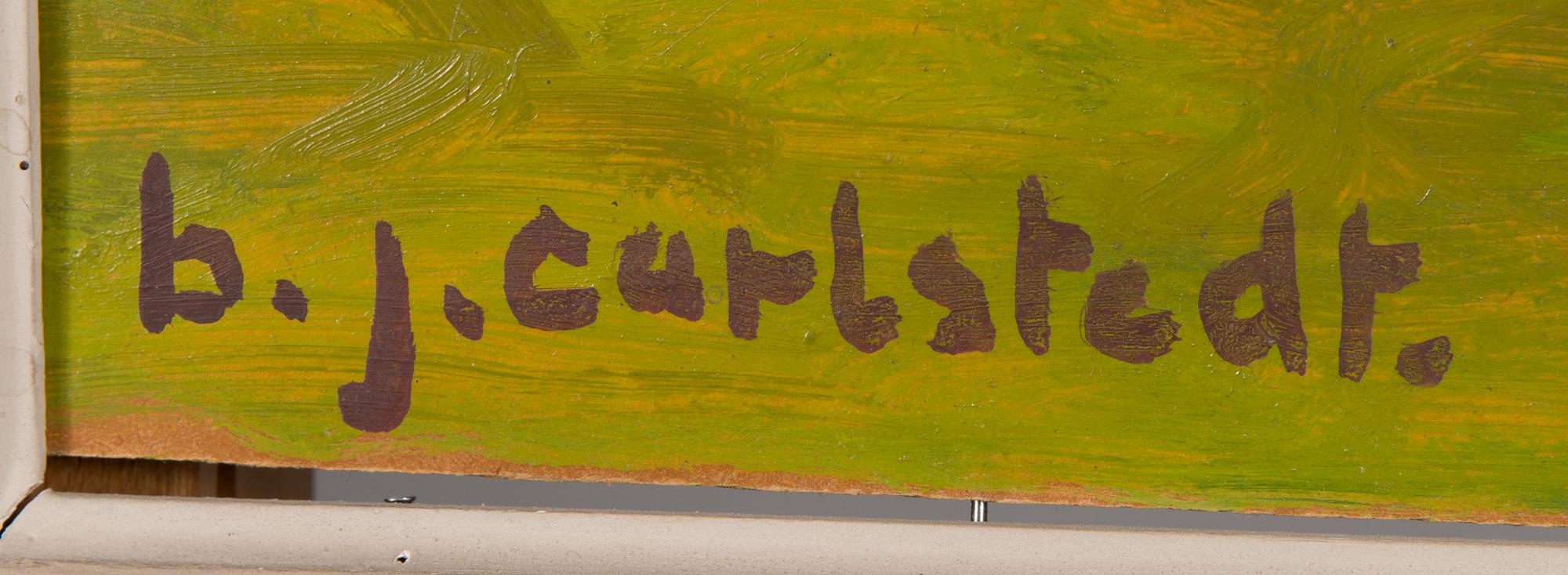 Birger Carlstedt, Still life with flowers.