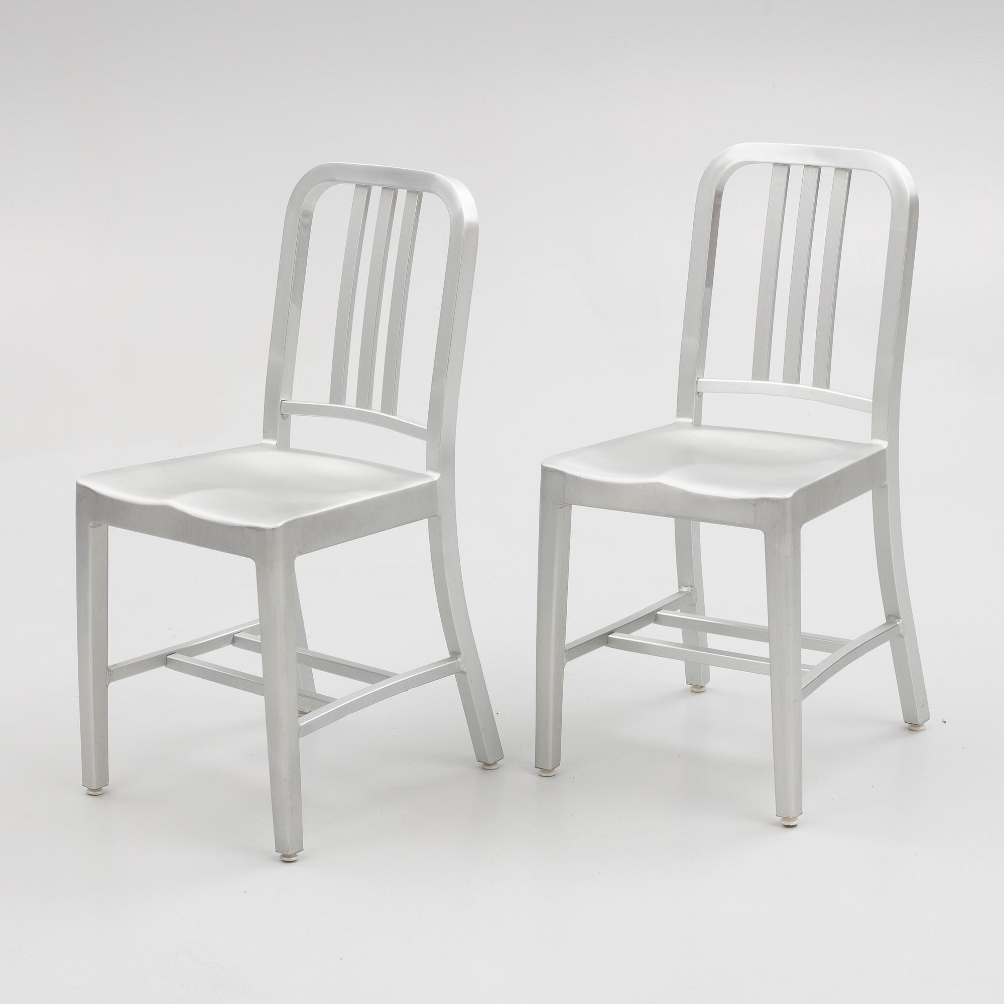 Six "Navy" chairs, Emeco.