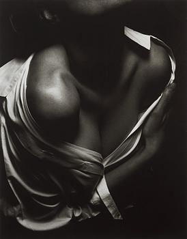 8. Albert Watson, "Charlotte in Prada blouse, Milan, Italy, 1989".