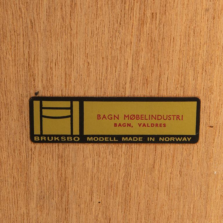 Jan Ole Ertzeid, sideboard, "Mambo", Bruksbo Design Office, Bagn Møbelindustri, Norway, 1970s.