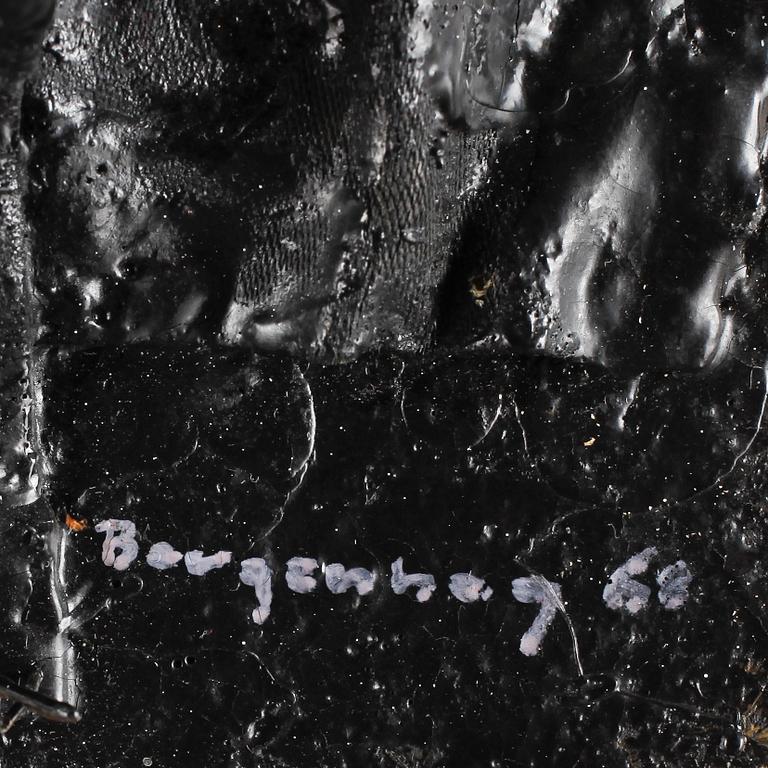 OKÄND KONSTNÄR, blandteknik, sign Bergenhag, dat 60.