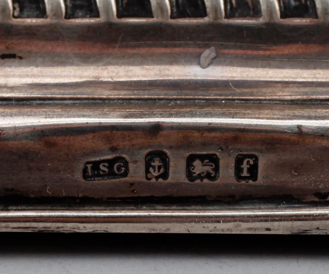 LJUSSTAKAR, 1 par, silver, IS Greenberg, Birmingham 1905.