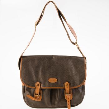 MULBERRY Vintage Scotchgrain Trout Satchel Bag.