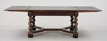 MATSALSGRUPP, 8 delar, barockstil, 1900-tal.