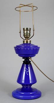 BORDSLAMPA, glas. 1900-talets början.