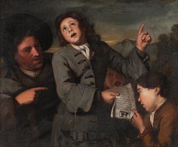 Jacob Toorenvliet Circle of, Boys with a letter.