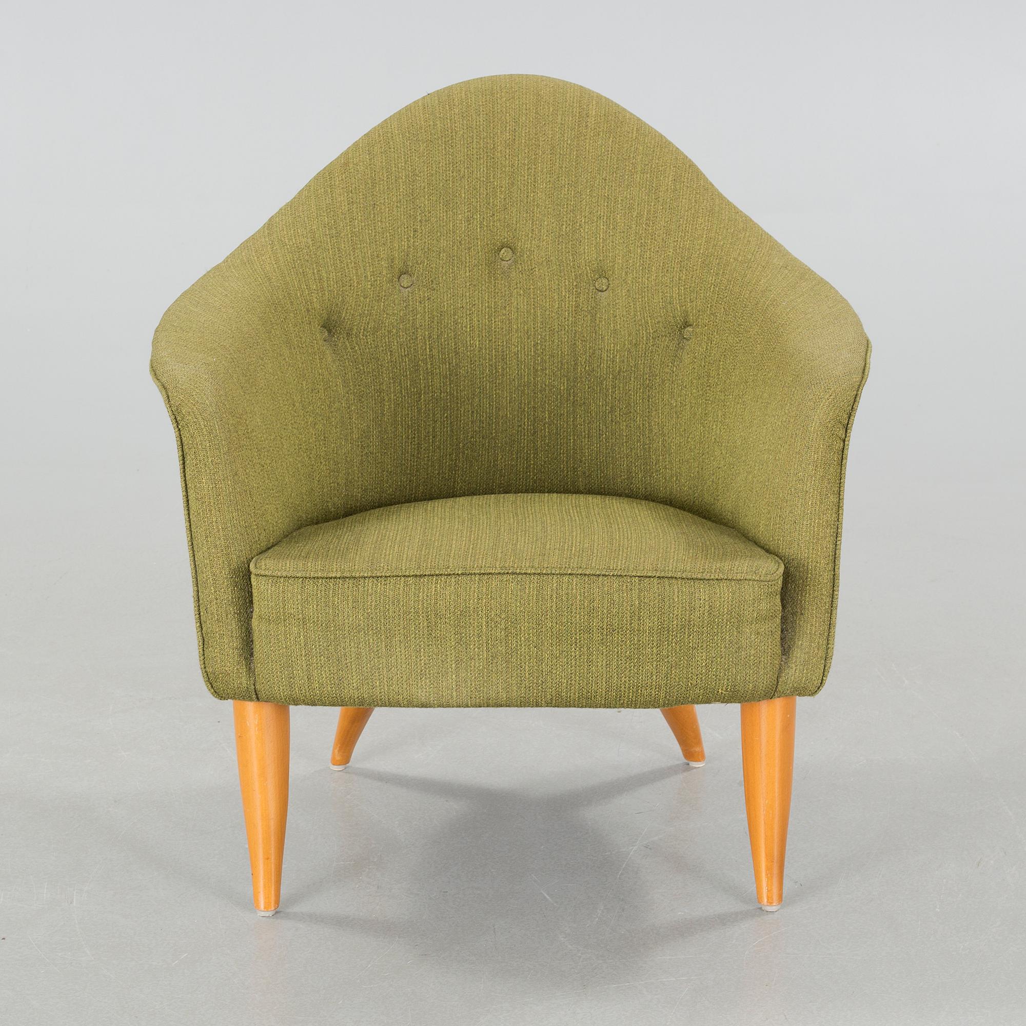 a lounge chair, model "Lilla Adam", for Nordiska Kompanier, third quarter of the 20th century.