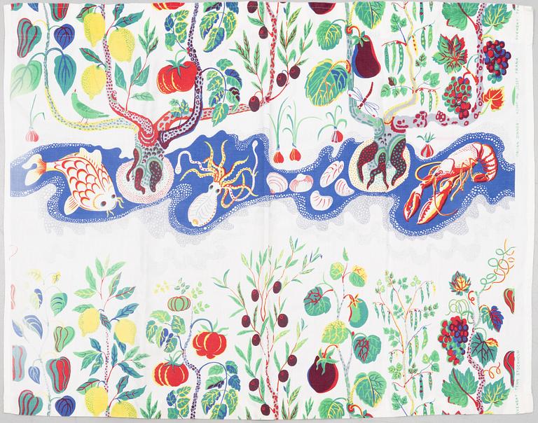 Josef Frank, two pairs of curtains and a pulldown curtain, Firma Svenskt Tenn, Sweden.