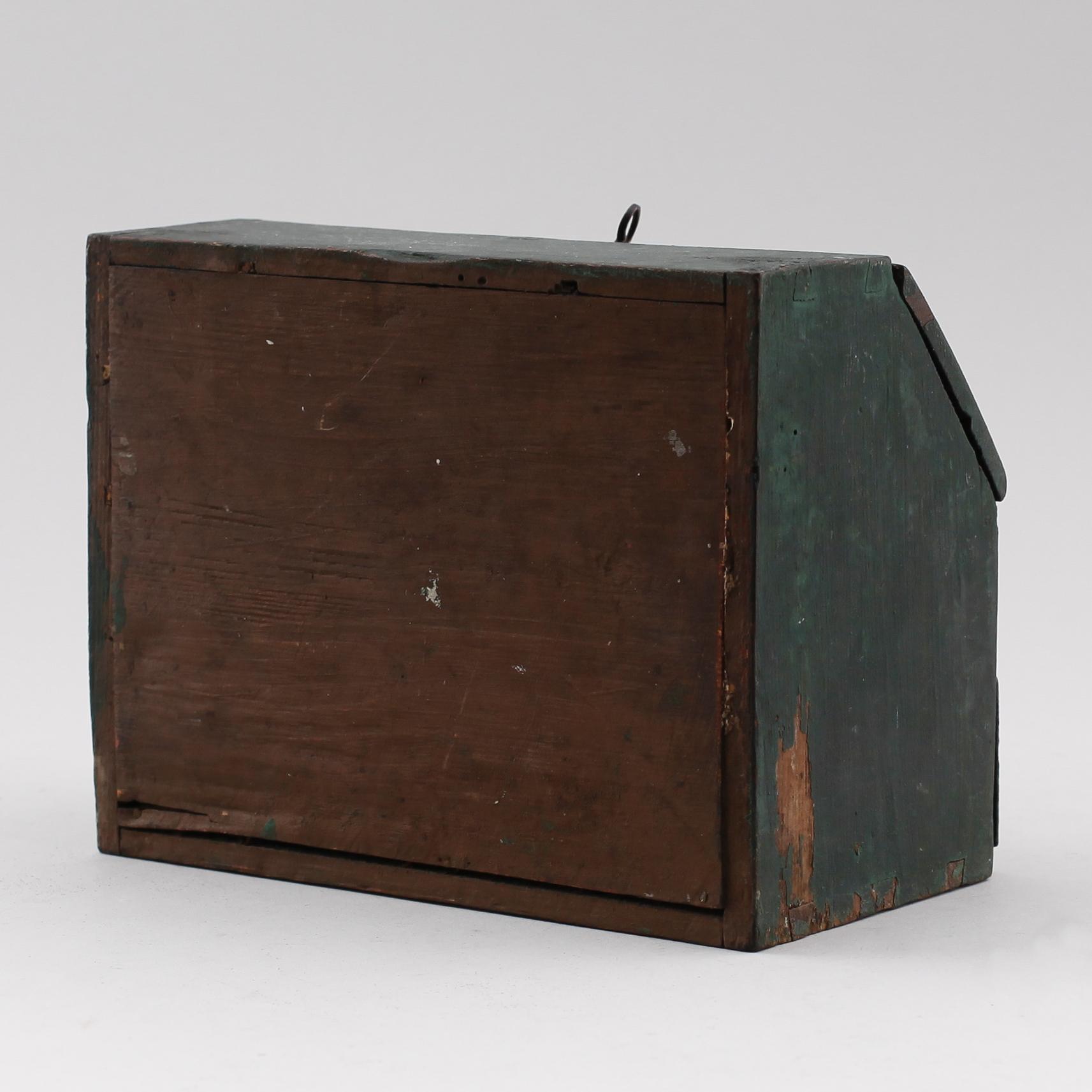 SNEDKLAFFBYRÅ, miniatyr, allmoge, 1800-tal.