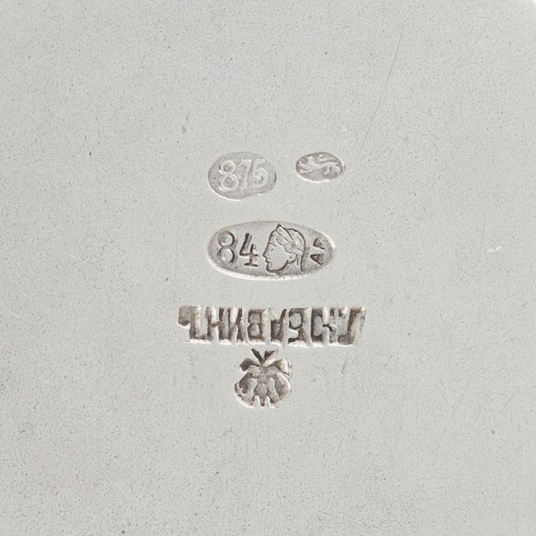 Aleksander B Ljubavin, kåsa, silver, St Petersburg 1896-1908.