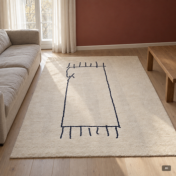 Jonas Bohlin, Rug, Asplund, approx. 203 x 149 cm.
