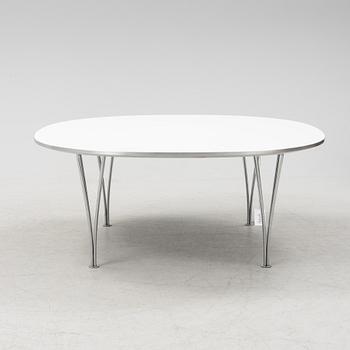 Bruno Mathsson, soffbord, "Supercirkel", Fritz Hansen, Danmark.