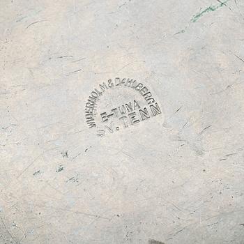 SKJORTKNAPPSASK, tenn, "Originell", Widerholm & Dahlberg, Eskilstuna, 1930-tal.