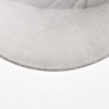 Atelier Borgila, skål, Stockholm 1930, sterling silver, komponerad av Erik Fleming.