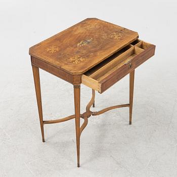 Side table, Swedish Gustavian style, from the first half of the 19th century.